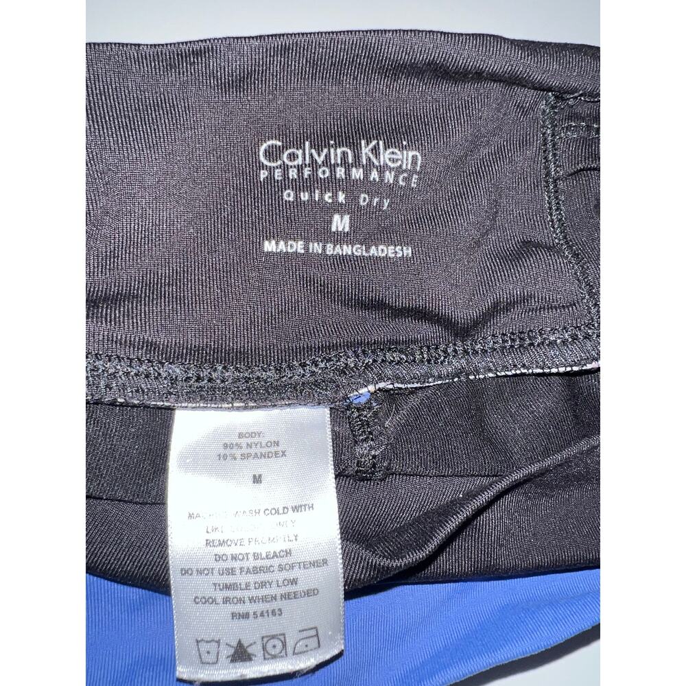 Calvin Klein performance black & blue capris leggings - Picture 7 of 9